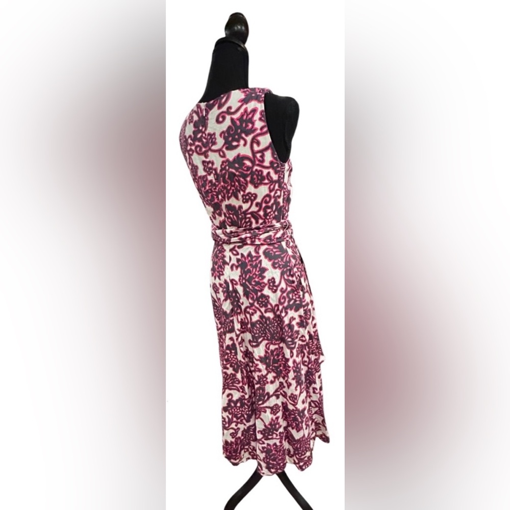 🔥 BODEN! “RIVIERA” MIDI-DRESS!! STUNNING PATTERN! LINEN COTTON BLEND! - Picture 13 of 16